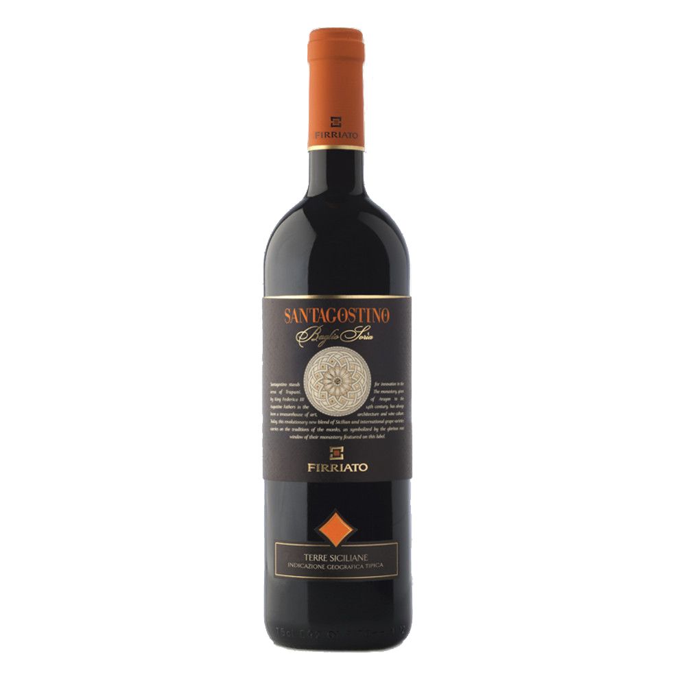 “SANTAGOSTINO” BAGLIO SORIA IGT 2018 ORGANIC FIRRIATO