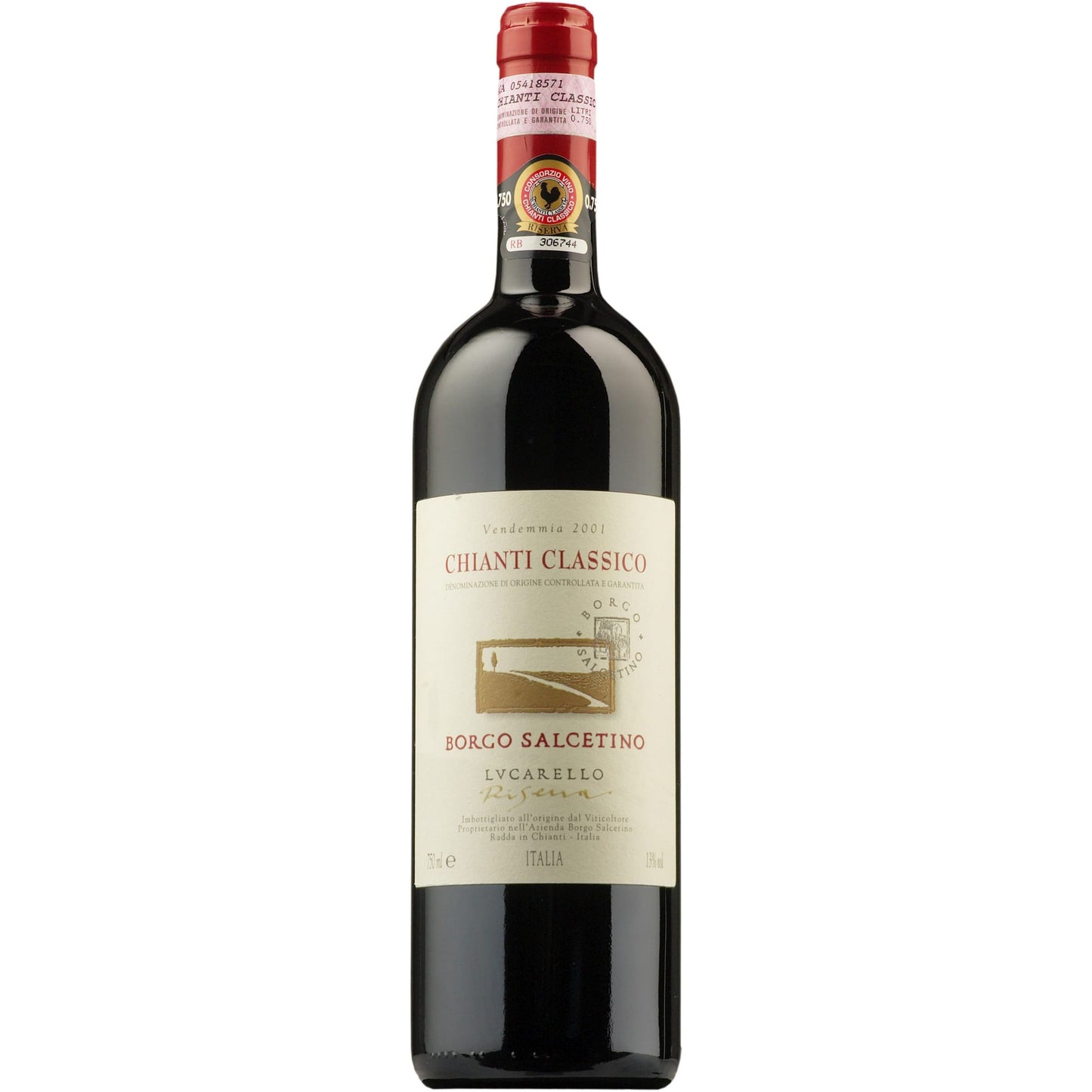 “LUCARELLO” CHIANTI CLASSICO RISERVA DOCG 2019 “BORGO SALCETINO”